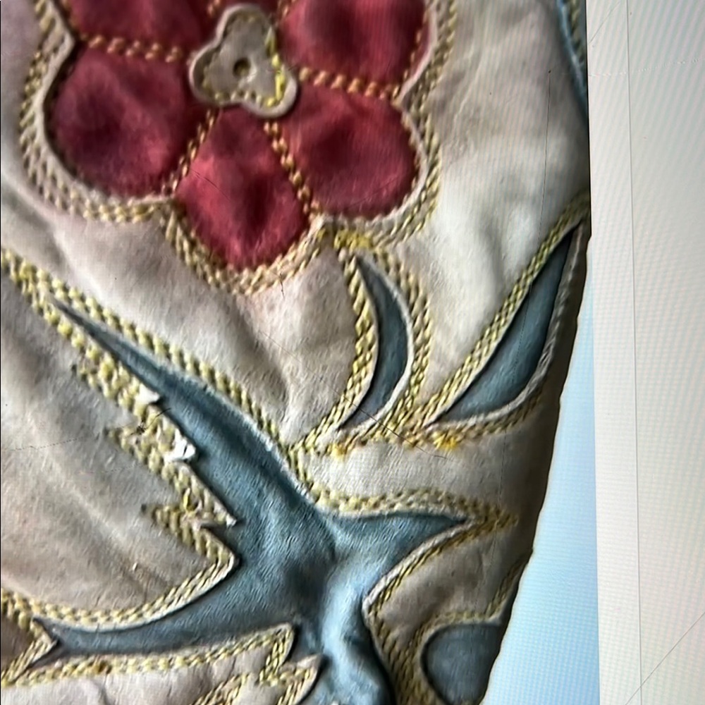 Red and Blue Heeled Boots with Elegant Design
